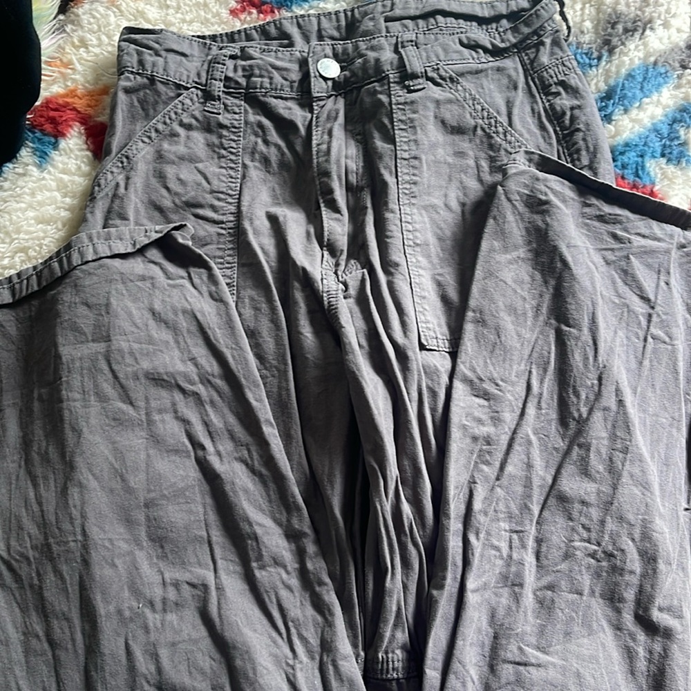 Grey cargo pants